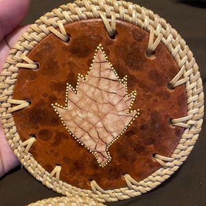 Maui Hawaii Hand Carved Coasters